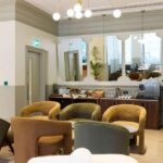 Secluded patio garden and terrace at The Edwin Hotel in Earl’s Court, Kensington Chelsea boutique hotel