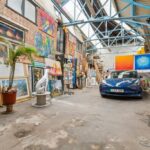 Expansive factory and storage area with office access in 11,568 sq ft mixed-use development site, 1a Totterdown Street SW17