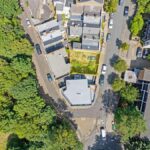 Cleared corner development site at 94 A & B Larkhall Lane, Clapham, with planning for 5 luxury apartments in Zone 2 London
