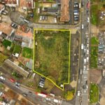 Cleared 0.4-acre development site at busy A112/A110 junction, Waltham Forest, with planning for 40 apartments & commercial space
