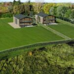 Panoramic views of Shard, Canary Wharf & City from 2-acre Ridgeway development site, Cuffley EN6
