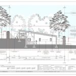 Generous east-facing rear garden on development land in East Ridgeway, Cuffley, Hertfordshire EN6 with full planning for 4-bed home