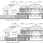 Floorplan of modern one-bedroom house with planning permission on Park Road plot, Enfield EN3 near station