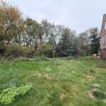 Cleared 0.103-acre development plot in Brookside Gardens Enfield EN1 with piling works finished for 4-bed detached home