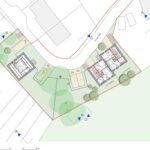 Vacant 11,928 sq ft plot in Purley adjoining 6 Famet Walk CR8 2DY, full permission for 3 three-bed homes with parking & gardens