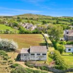 Breathtaking panoramic views across Aire Valley countryside from prime residential building plot on Breakmoor Avenue, Silsden, Yorkshire