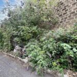 Prime corner land parcel with garage on View Street, Moldgreen Huddersfield HD5, ideal for driveway or garden expansion
