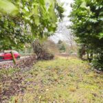 Private rear lane entrance for off-street parking on consented 3-bed detached house plot, Shroggs Road, Halifax, West Yorkshire