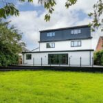 Conceptual floor plan of a 4-5 bedroom detached house with en-suites and reception rooms on Preston land