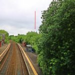 Elongated 2.07-acre freehold plot on Station Road, Warrington, running parallel to railway opposite Great Sankey train station