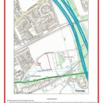 Aerial view of prime 4.6-acre Grade 2 agricultural land off Sowgate Lane, NE of Pontefract, ideal for farming or development investment