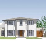 Vacant development land in Lee London with planning for 3070 sqft 5-bedroom detached house near Lee station