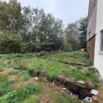 Development-ready plot in Brookside Gardens, Enfield EN1, with completed piling works and full planning permission for spacious 4-bedroom detached house