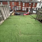 Detailed planning permission drawings for energy-efficient two-bedroom detached house on prime freehold plot in Portwood, Stockport near town centre
