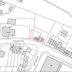 Current shop building on prime Manchester Road building plot in Stocksbridge, with planning for modern 3-bed detached home demolition and rebuild
