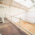Spacious internal balcony in former squash court on Kneller Road, Twickenham TW2, ideal for gym or studio redevelopment near stadium