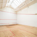 Spacious internal balcony in former squash court on Kneller Road, Twickenham, ideal for gym or dance studio conversion near Twickenham Stadium