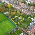Single-storey building on 5,293 sq ft freehold land at 26 The Avenue, Finchley – development potential opposite sports ground