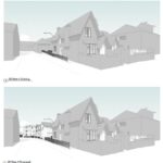 Grade II listed historic building on Potters Bar High Street, approved for office conversion in prime residential development EN6
