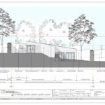 Expansive east-facing rear garden on prime development land in East Ridgeway, Cuffley, Hertfordshire with planning for 4-bed contemporary home