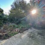 Concrete slope access to prime building plot with planning permission for two 3-bed homes in Luddendenfoot, Halifax
