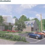 Lush woodland and charming cottages frame the 0.25 acre Darwen land plot on Astley Street, ideal for luxury 3-bed home with planning permission