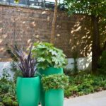 Idyllic private rear terrace and patio garden of refurbished boutique hotel in Earl’s Court, Kensington, blending Victorian charm with modern luxury
