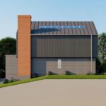 Panoramic 270-degree views across Aire Valley countryside from prime Silsden building plot with planning permission