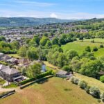 Breathtaking panoramic views across Aire Valley countryside from prime building plot in Silsden, Yorkshire with planning permission for luxury home