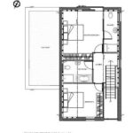 Sunny south-facing garden with bi-fold doors from open-plan living in modern 2-bed detached house, full planning permission on prime waterfront plot