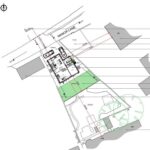South-facing garden with bi-fold doors from open-plan kitchen diner in proposed modern 2-bed detached home, planning permission granted, Manor Lane investment plot
