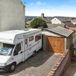 Two existing garages and parking driveway on 2,431 sq ft land plot, Mount View Road, Norton Lees, Sheffield