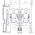 Vacant plot on Warrington Street, Fenton, Stoke-on-Trent, approved for two semi-detached two-bedroom dwellings with gardens and parking
