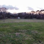 Stunning Beeston Castle panorama from 3.40 acre Cheshire grassland paddocks off A49, ideal equestrian land near Tarporley