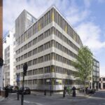 Artist's impression of consented 127k sq ft office redevelopment at 14 St. Cross Street, Farringdon EC1N, corner site near Crossrail with terraces